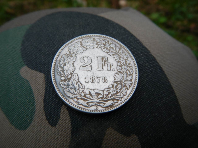 2 CHF 1878 argent