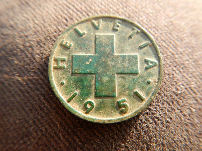 2 cts 1951 Suisse