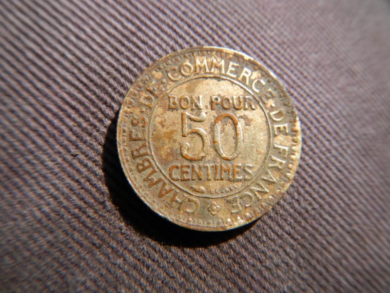 Jeton Commerce industrie 50 cts 1923