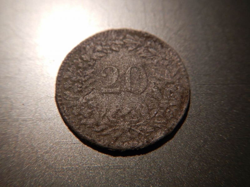 20 cts 1859 - Croix Fédérale