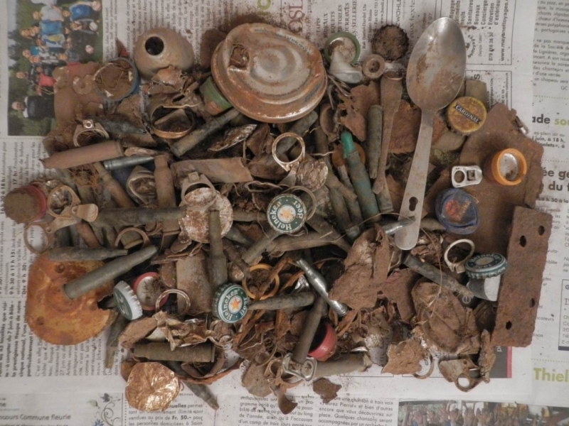 Les déchets d'une sortie de Détection