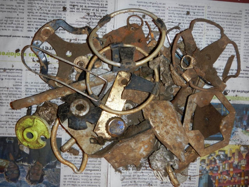 Les déchets d'une sortie de Détection